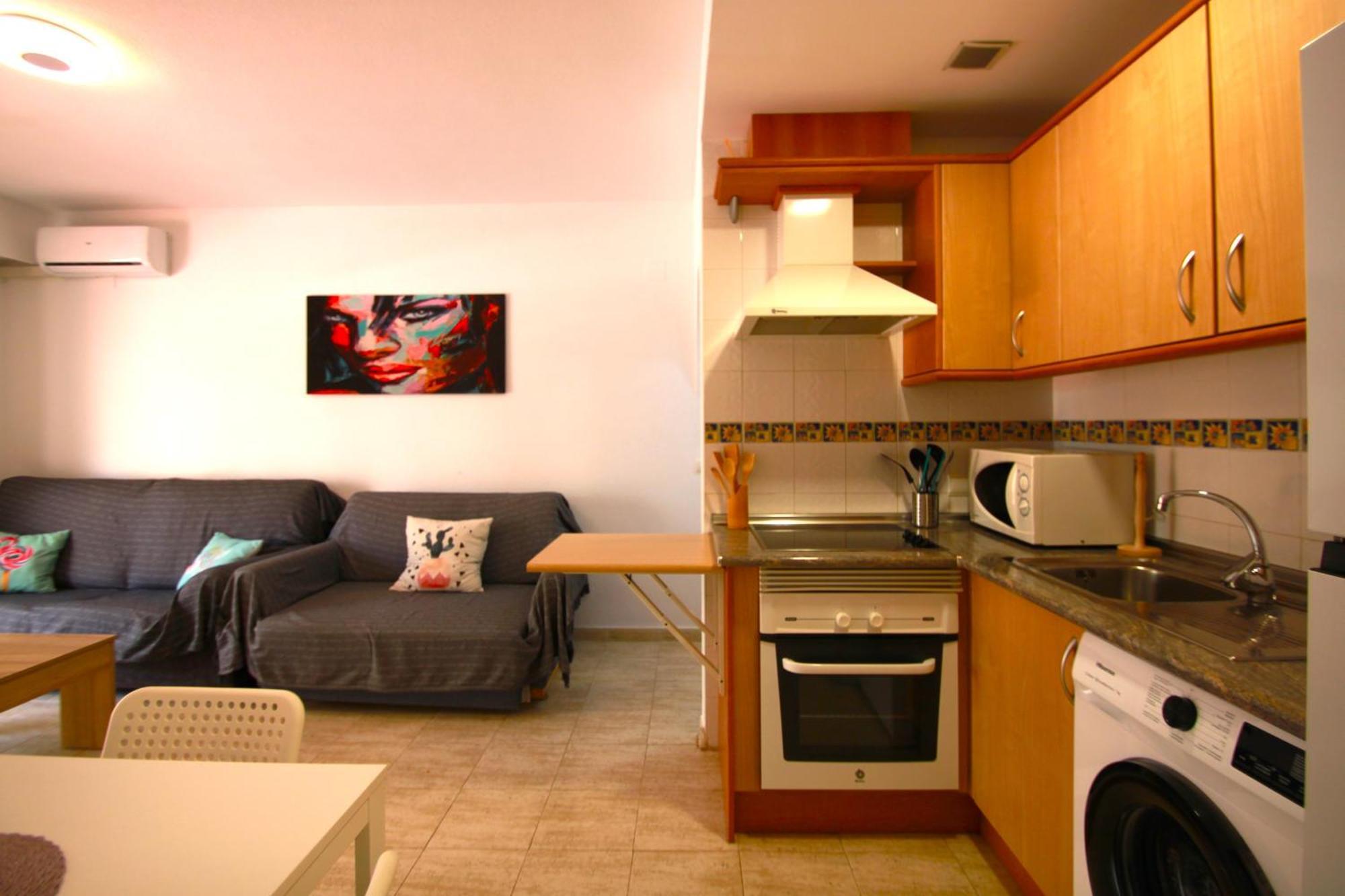 Apartamento Casaturis En Los Arenales Del Sol Ar102 Con Terraza Y Piscina 외부 사진