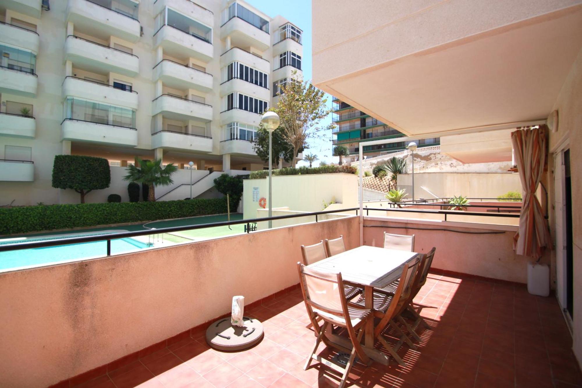Apartamento Casaturis En Los Arenales Del Sol Ar102 Con Terraza Y Piscina 외부 사진